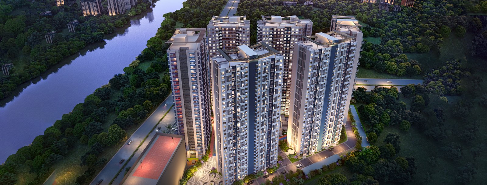 Joy on Treetops Hinjewadi by Gera | 2 & 3 BHK Simplex / Duplex